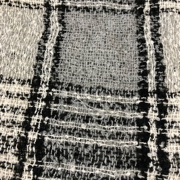 Gray and Black Loose Knit Acrylic Infinity Scarf - Picture 7 of 8